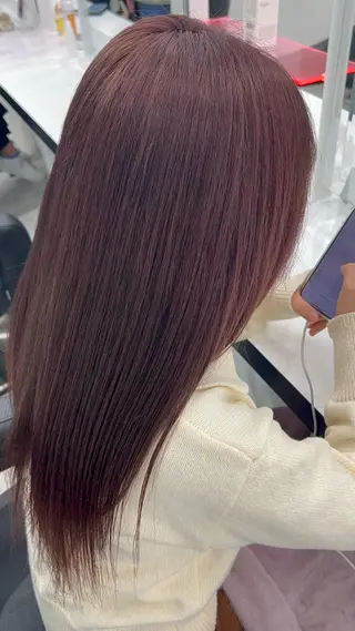 ロング カラー エフェクトブリーチ／ レイヤーカット／翔のヘアスタイル