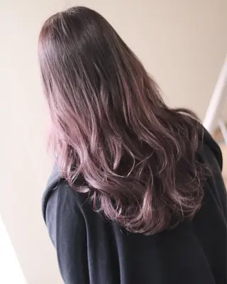 セミロング カラー パーマ ヘアアレンジ 新宿.全国4位美髪師 taka髪質改善のヘアスタイル
