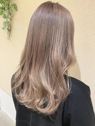 ミディアム カラー シャドールーツ美容師 篠原康太のヘアスタイル