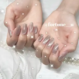 ネイル 1/21空✩.💜 Yuuna💜のネイルデザイン