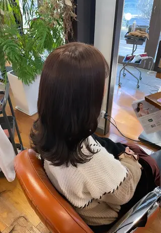 ミディアム カラー ayaka |トレンドヘアのヘアスタイル