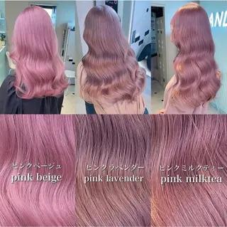 ロング 🩷モテ髪＆透明感 🩷ミルクティー🩷のヘアスタイル