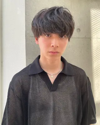 メンズ 横浜/ショート/ レイヤーカットのヘアスタイル