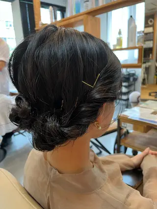 ショート ヘアアレンジ JUNO所属・阪神西宮★JUNO 川﨑温子のヘアスタイル