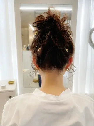 ヘアアレンジ 柴田泰秀sotti. 髪質改善/ブリーチのヘアスタイル