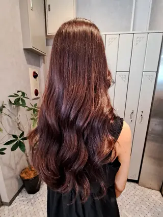 ロング カラー Zina福岡天神 寺倉幸歩のヘアスタイル