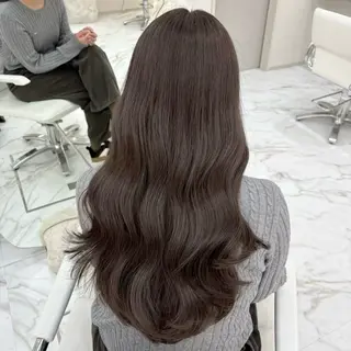 ロング カラー グレージュ🐰透明感 カラー🫧akihoのヘアスタイル