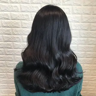 ロング カラー ヘアアレンジ knock【ノック】所属・烏丸韓国ヘア🇰🇷 ayaka🎀のヘアスタイル