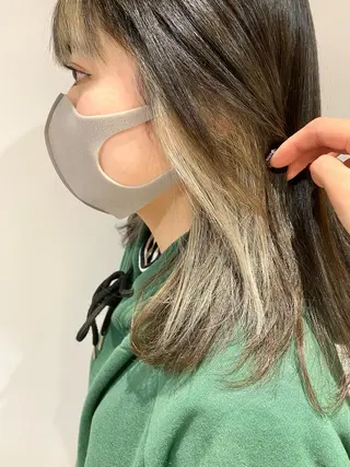 セミロング カラー 🌈🌸あおき みちる🌟💗のヘアスタイル