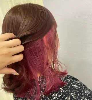 ロング カラー UNDER vr 【アンダーバー】のヘアスタイル