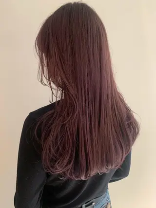 カラー ラベンダー/レイヤー スタイル🤎mamiのヘアスタイル