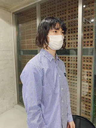 パーマ ボブパーマコテ巻き風 パーマNo1深江秀平のヘアスタイル