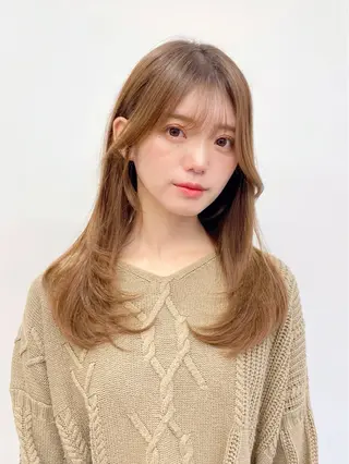 セミロング 艶髪/髪質改善 ナカムラのヘアスタイル