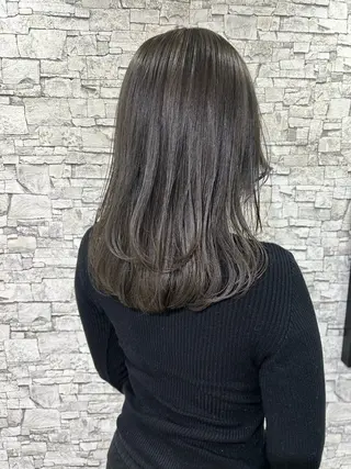 セミロング カラー 髪質改善will hairdesignのヘアスタイル