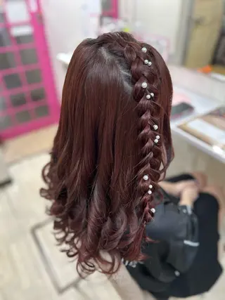 セミロング へアセット/心斎橋 支持率No.1✨🌈のヘアスタイル