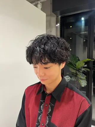 パーマ メンズ 結衣/ 無料カットモデル🎀のヘアスタイル