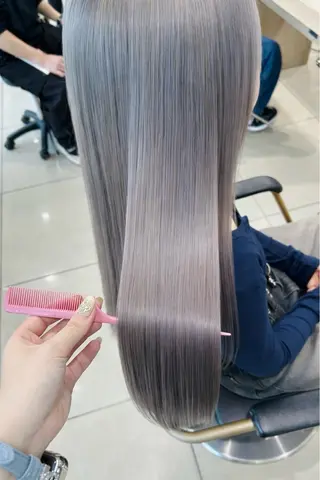 ロング カラー 【🎀推し デザイン カラー】小池 雪奈のヘアスタイル