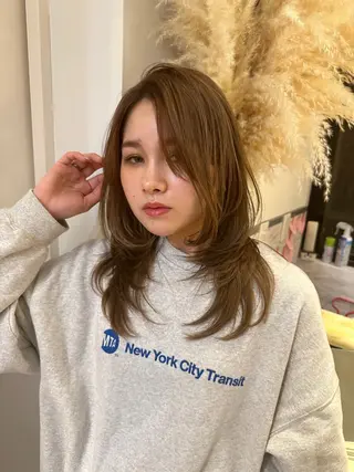 セミロング Dimo＆所属・レイヤーカット /ダイスケのヘアスタイル