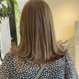 ミディアム カラー 🫧透明感ヘア🫧 🧸竹花　彩希🧸のヘアスタイル
