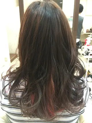 ロング カラー ヘアアレンジ 髪質改善・縮毛矯正 Taijuのヘアスタイル