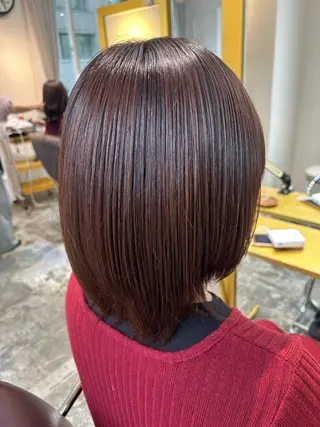 ショート カラー 縮毛矯正／レイヤー／ 🌼mizukiのヘアスタイル