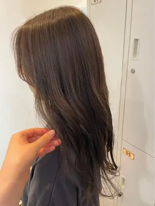 ロング カラー みやした もあのヘアスタイル