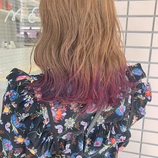 セミロング カラー パーマ ヘアアレンジ メンズ マツエク・マツパ レイヤーカット指名 No.1💖マユカのヘアスタイル