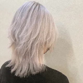 ミディアム カラー 前田 知輝のヘアスタイル