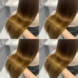 ロング カラー 髪質改善×矯正🫧 韓国ヘアasamiのヘアスタイル