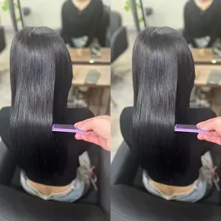 ロング hao髪質改善 /艶髪カラーのヘアスタイル