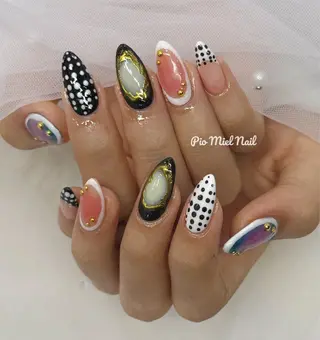 ネイル HANA 長さだしのネイルデザイン