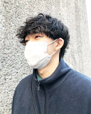 パーマ ヘアアレンジ メンズ ainico+所属・メンズ特化✂️栗原 侑也のヘアスタイル
