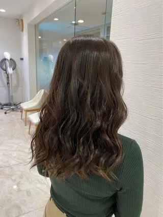 ロング カラー 波巻パーマ/毛流れ パーマ☘️りゅうせいのヘアスタイル