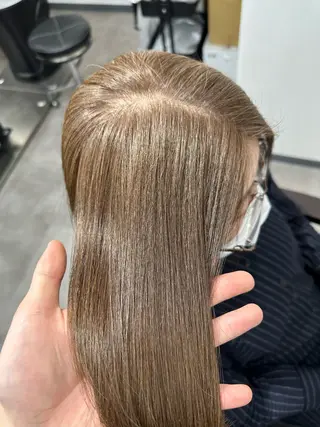 ロング カラー 髪質改善専門店 Adele 青山所属・白髪ぼかし/レイヤー 青山/ヒロキのヘアスタイル