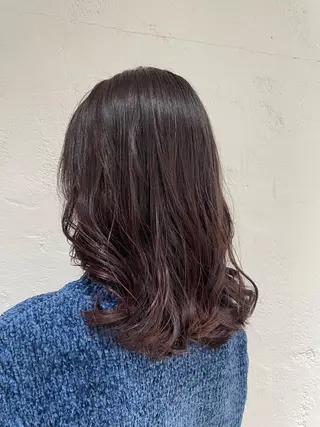 ミディアム カラー ヘアアレンジ 眉毛アイブロウ&まつ毛パーマiena渋谷/パリジェンヌ/眉毛まつげパーマ/眉毛アイブロウ所属・iena渋谷 /ゆーこのマツエク・マツパデザイン