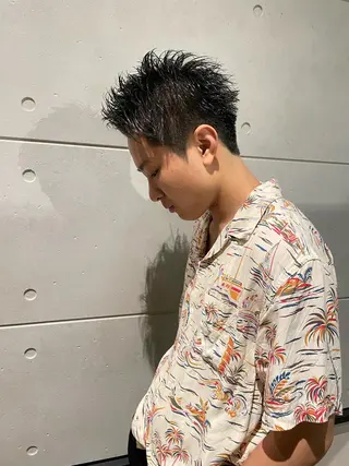 ショート メンズ メンズヘア特化 崎田 成人のヘアスタイル