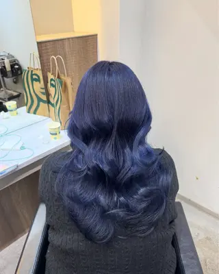 ロング カラー 韓国ヘア🇰🇷 YUKINAのヘアスタイル