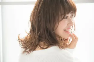 セミロング カラー 透明感ハイトーン☆ 今津 佑太のヘアスタイル