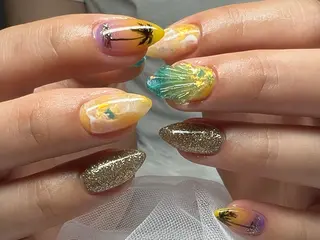 ネイル 鮎川 沙希のネイルデザイン