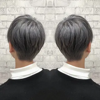 ショート カラー メンズ 秋山 幸太のヘアスタイル