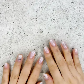 ミディアム カラー パーマ ヘアアレンジ メンズ キッズ ネイル マツエク・マツパ Salon Ｋのネイルデザイン