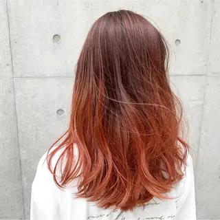 ロング カラー ヘアアレンジ ハイトーン/美髪矯正 🍃大江拓実のヘアスタイル