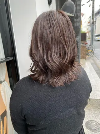 ミディアム 森本峻介 ボブ/透明感カラーのヘアスタイル