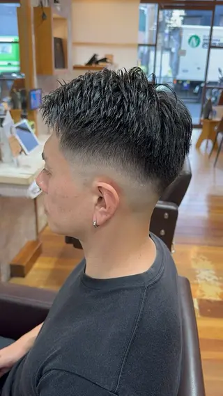 メンズ フェードカット ✄﻿杉山来輝金沢文庫のヘアスタイル