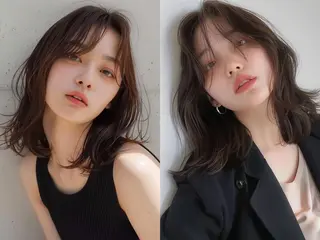 カラー ミディアム 🌜 Lulu 🌛 公式/大通のヘアスタイル