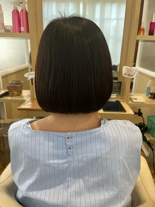 ミディアム カラー 鈴木 結のヘアスタイル