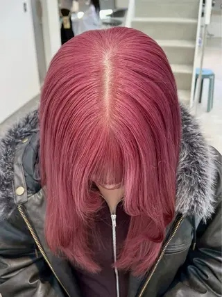 セミロング カラー うる艶カラー 🪐💫serenaのヘアスタイル