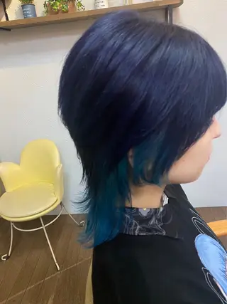 ミディアム カラー ANSA  hair 椥辻店所属・ANSA  hair かいりのヘアスタイル