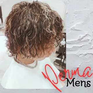 パーマ メンズ GR 髪質改善トリートメント×ヘッドスパ【ジーアール】所属・🌺中村🌺毎日楽し くなる髪をご提案✨のヘアスタイル