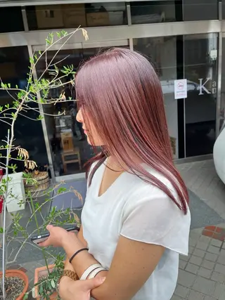 セミロング カラー KYOSUKE ⭐︎KINI⭐︎のヘアスタイル